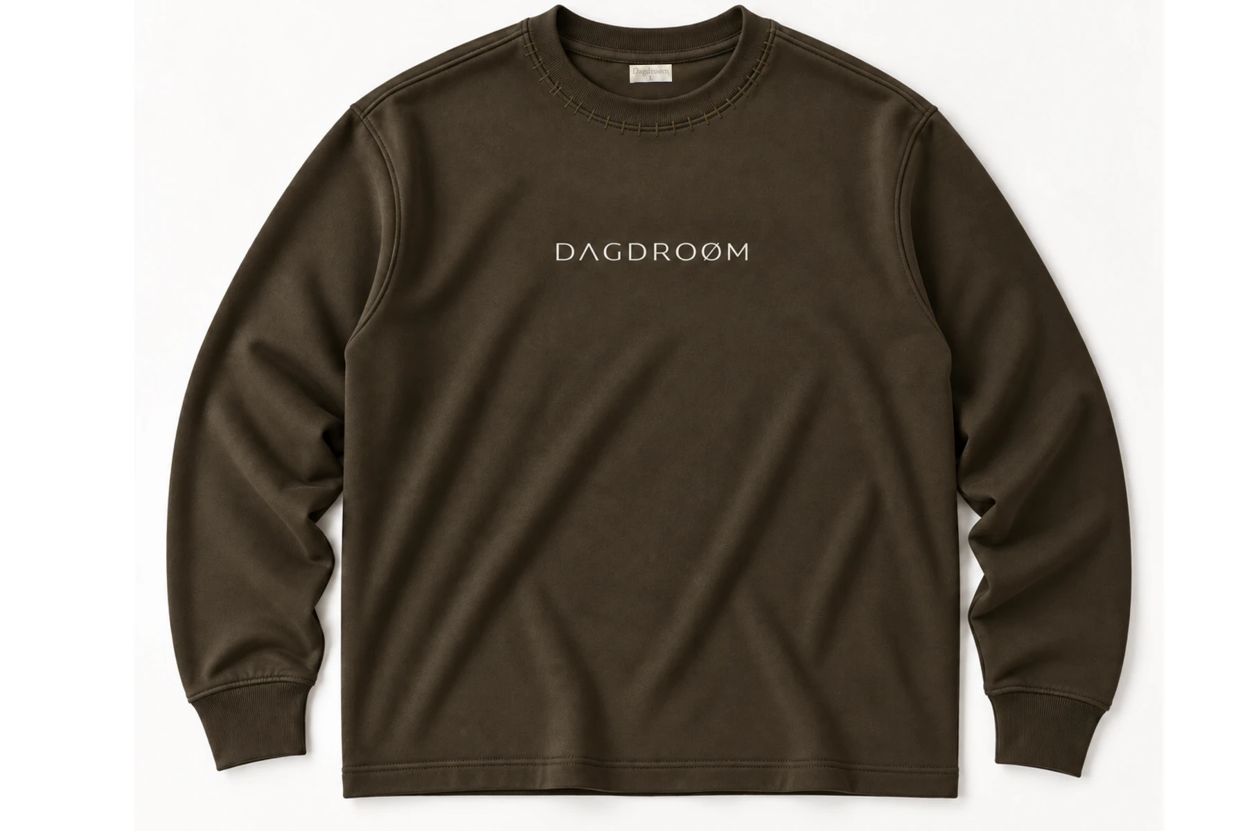 Dø Skær Signatur pamuklu sweatshirt, Deep Umber, Dagdroøm imzalı ön görünüm